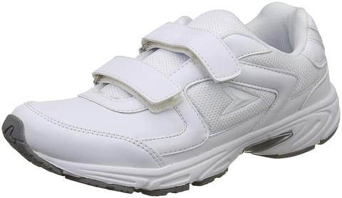 Bata White Glance Velcro Shoes