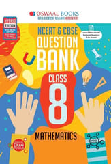 Oswaal NCERT & CBSE Question Bank Class 8 Mathematics Book (For 2021 Exam)