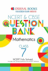 Oswaal NCERT & CBSE Question Bank Class 7 Mathematics Book (For 2021 Exam)