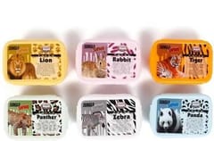 Jewel Super Lock Jungle Safari Zebra 1 Containers Lunch Box  (360 ml)
