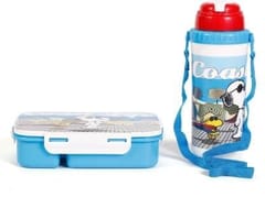 Jewel Smart Lock Lunch box with World Safari Water Bottle for KIds 1 Containers Lunch Box  (900 ml)