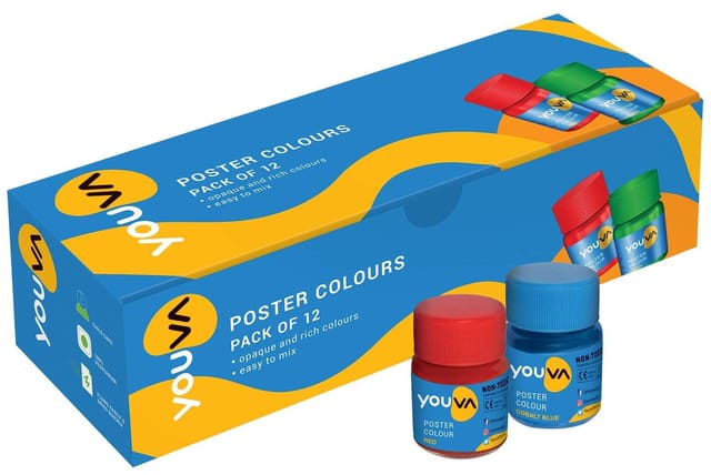 Navneet Youva | Poster Colours | Pack of 12