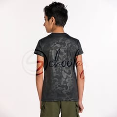 All Day Wear Camo Embossed Tee