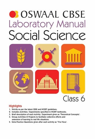 Oswaal CBSE Laboratory Manual Class 6 Social Science Book (For 2022 Exam)
