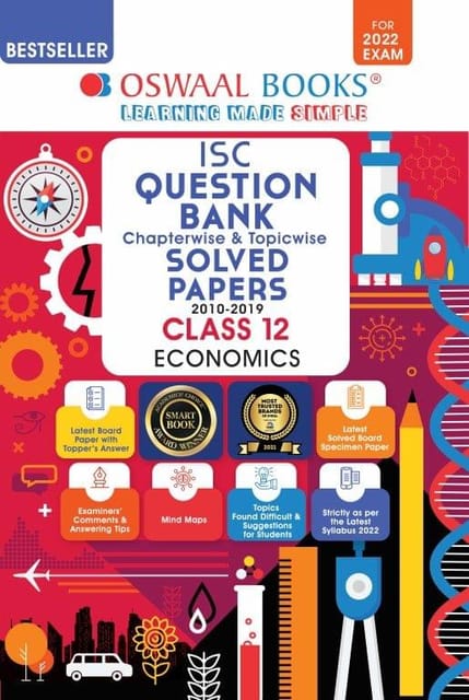 Oswaal ISC Question Bank Class 12 Economics Book Chapterwise & Topicwise (For 2022 Exam)