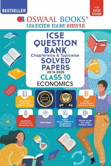 Oswaal ICSE Question Bank Class 10 Economics Book Chapterwise & Topicwise (For 2022 Exam)