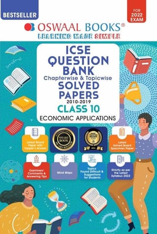 Oswaal ICSE Question Bank Class 10 Economic Applications Book Chapterwise & Topicwise (For 2022 Exam)
