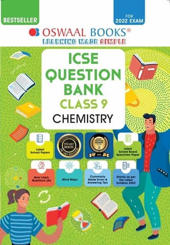 Oswaal ICSE Question Bank Class 9 Chemistry Book Chapterwise & Topicwise (For 2022 Exam)