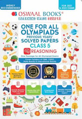 One for All Olympiad Previous Years Solved Papers, Class-5 Reasoning Book (For 2022 Exam)