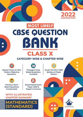 Most Likely Question Bank - Mathematics (Standard): CBSE Class 10 for 2022 Examination