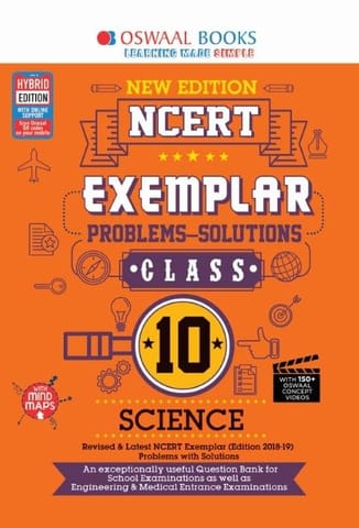 Oswaal NCERT Exemplar (Problems - solutions) Class 10 Science Book (For 2022 Exam)