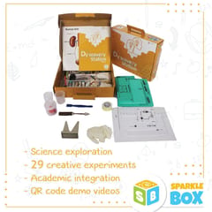 Sparklebox Science Experiment educational toy Kit Grade 7 | Age 10 Years and Above | 29 Experiments for STEM TOY Learning with Activity Manual | for CBSE, ICSE & State |DIY Science Lab | QR Code for Video Explanation.