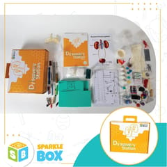Sparklebox Science Experiment educational toy Kit Grade 7 | Age 10 Years and Above | 29 Experiments for STEM TOY Learning with Activity Manual | for CBSE, ICSE & State |DIY Science Lab | QR Code for Video Explanation.