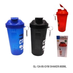 Pawan Plastic Ski Gym Protien Shaker Black Bpa Free Sipper Bottle/Glass+700 Ml Milk/ Juice Sipper Bottle With Flip Cap